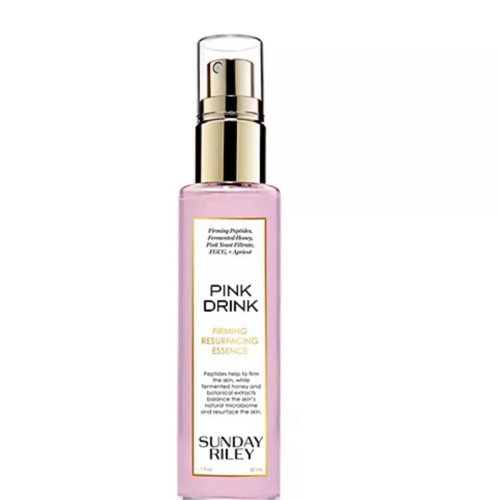 Sunday Riley Pink Drink Essence with Black Accents